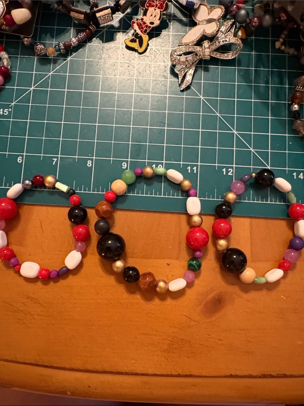 Colorful Multicolor Beaded Stretch Bracelet for Kids